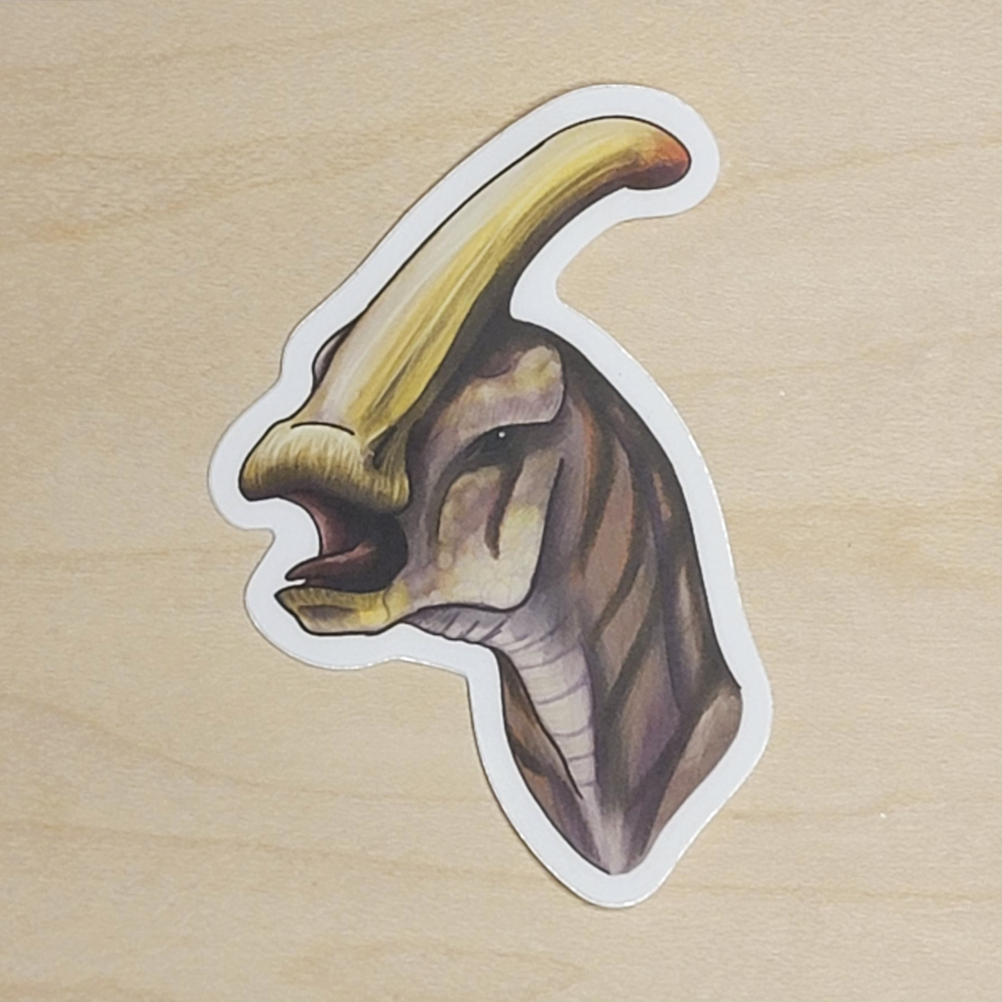 Parasaurolophus Walkeri Dinosaur Sticker