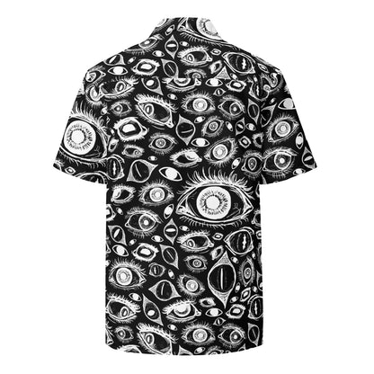 EYES BlackUnisex button shirt